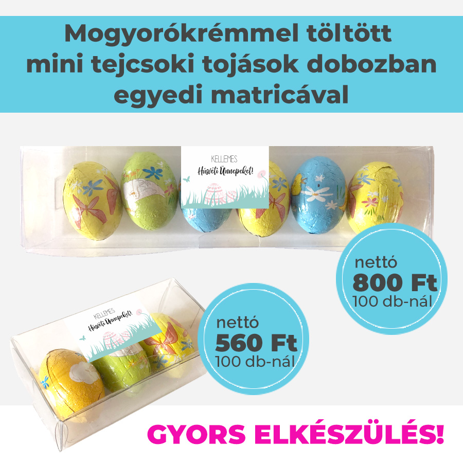Húsvéti reklámajándék, húsvéti reklámédesség, húsvéti csoki