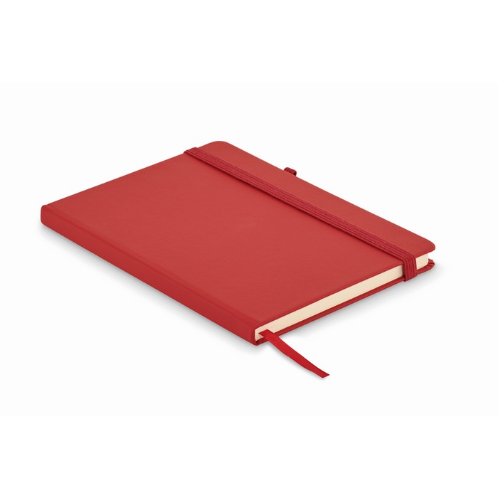 Arpu A5 újrahasznosított PU jegyzetfüzet, piros