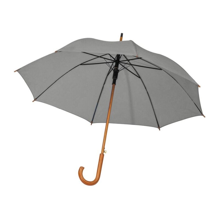 Reklámajándék: Automata reklám esernyő, RPET, szürke
