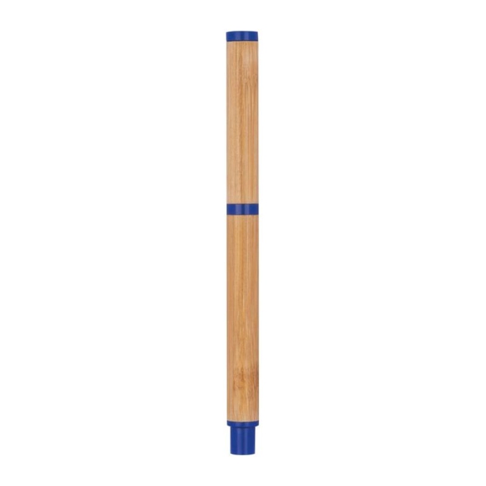 Reklámajándék: Bambusz írószer készlet, kék
