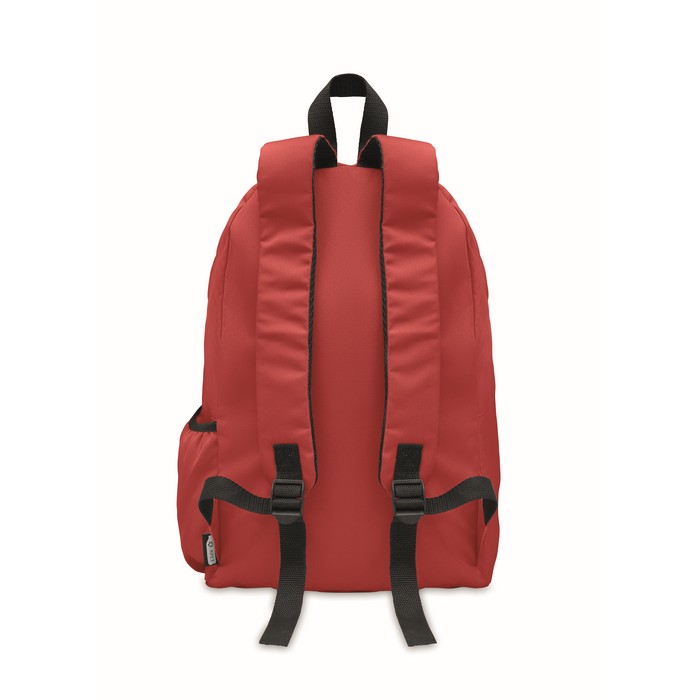 Bapal+ 600D RPET poliészter hátizsák, piros