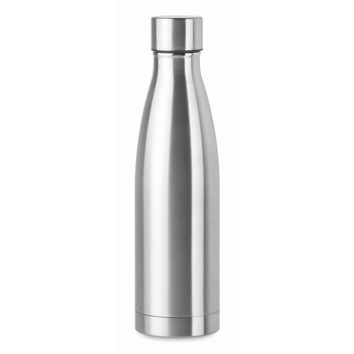 Belo Bottle duplafalú palack, 500 ml, ezüst