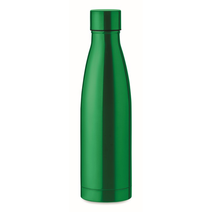 Belo Bottle duplafalú palack, 500 ml, zöld