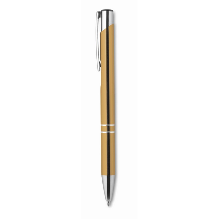 Bern feketén író nyomógombos toll, arany