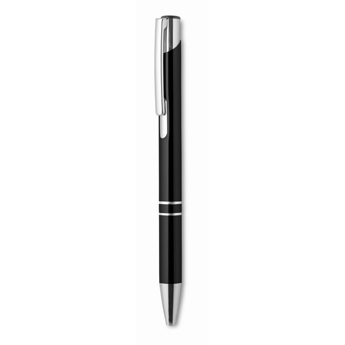 Bern feketén író nyomógombos toll, fekete