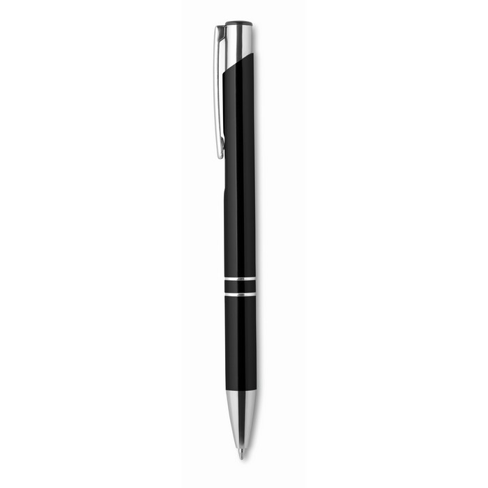 Bern feketén író nyomógombos toll, fekete