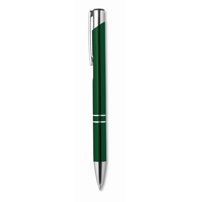 Bern feketén író nyomógombos toll, zöld