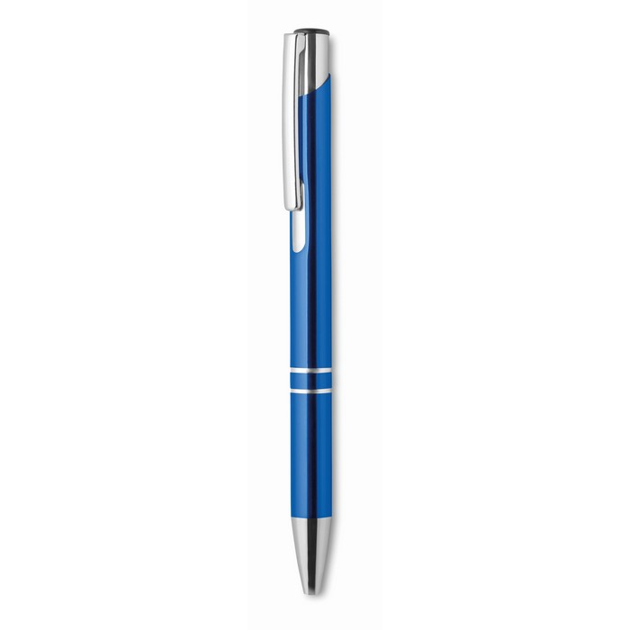 Bern feketén író nyomógombos toll, kék
