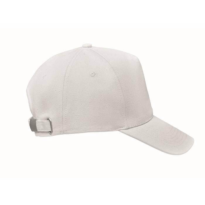 Bicca Cap biopamut baseball sapka, fehér