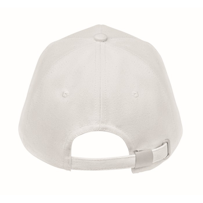 Bicca Cap biopamut baseball sapka, fehér