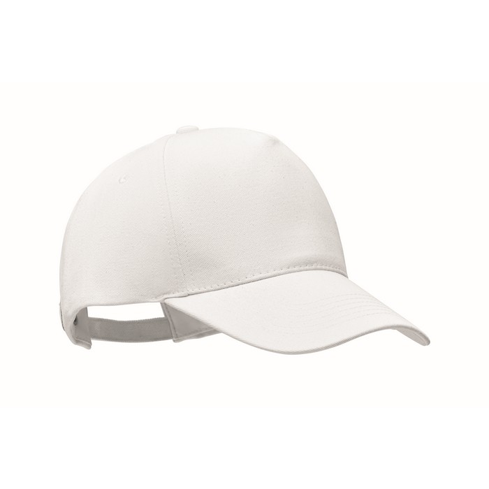 Bicca Cap biopamut baseball sapka, fehér