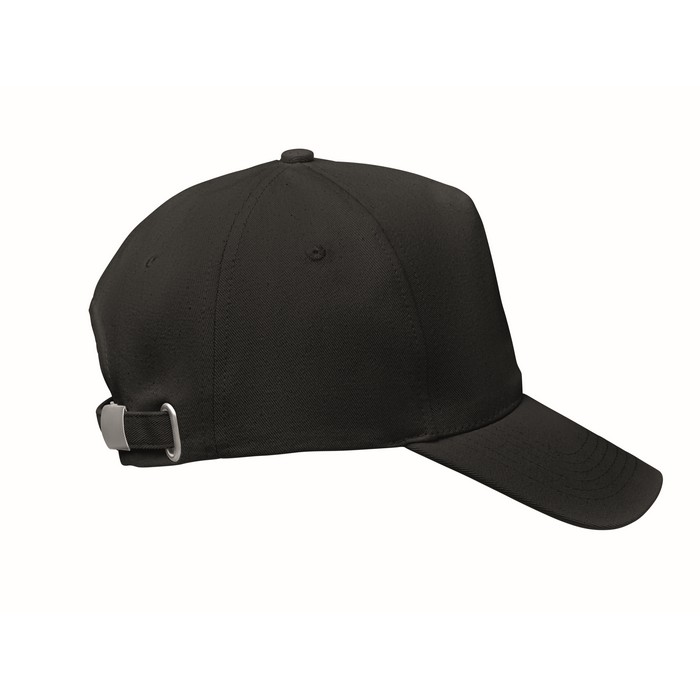 Bicca Cap biopamut baseball sapka, fekete