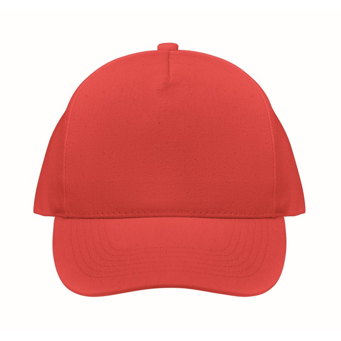 Bicca Cap biopamut baseball sapka, piros