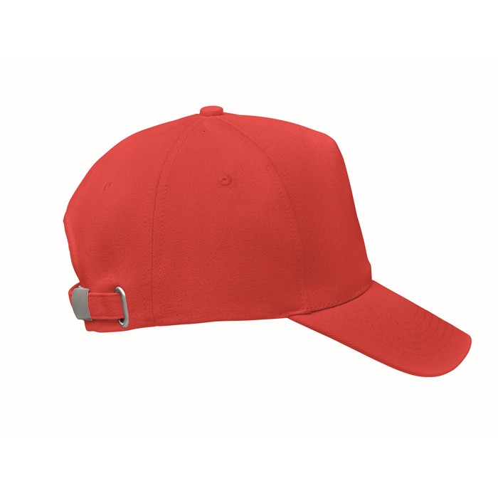 Bicca Cap biopamut baseball sapka, piros