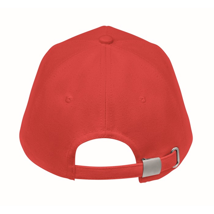 Bicca Cap biopamut baseball sapka, piros