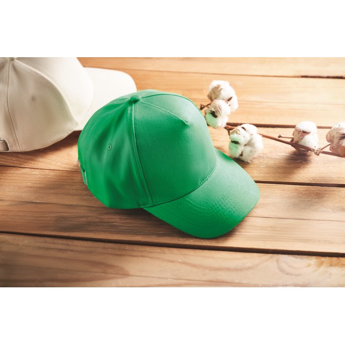 Bicca Cap biopamut baseball sapka, zöld
