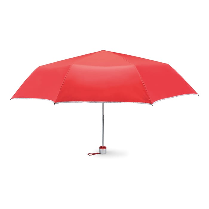 Cardif összecsukható reklám esernyő, piros