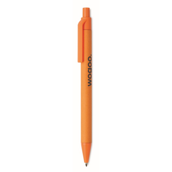 Cartoon Coloured papír/kukorica pla reklám toll, narancssárga