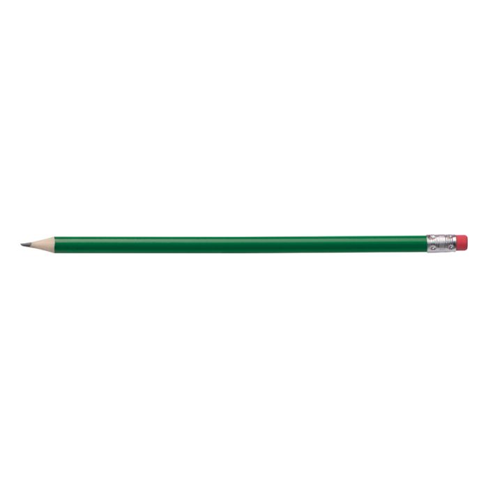 Ceruza radírral, zöld