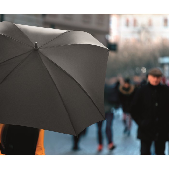 Columbus négyzet alakú reklám esernyő, fekete