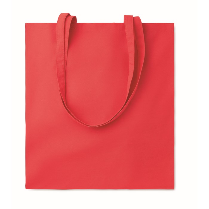 Cottonel Colour + pamut bevásárlótáska, 140 g, piros
