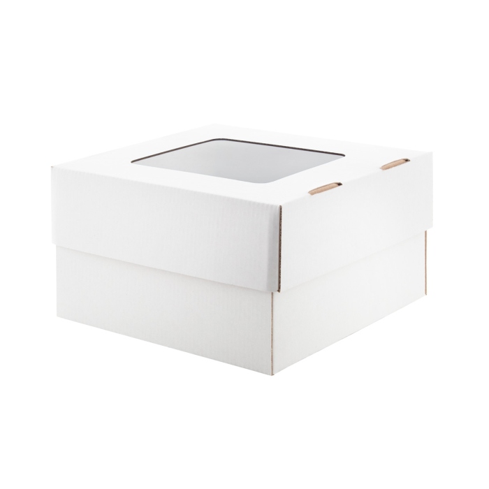 CreaBox Gift Box Window S ajándékdoboz, fehér