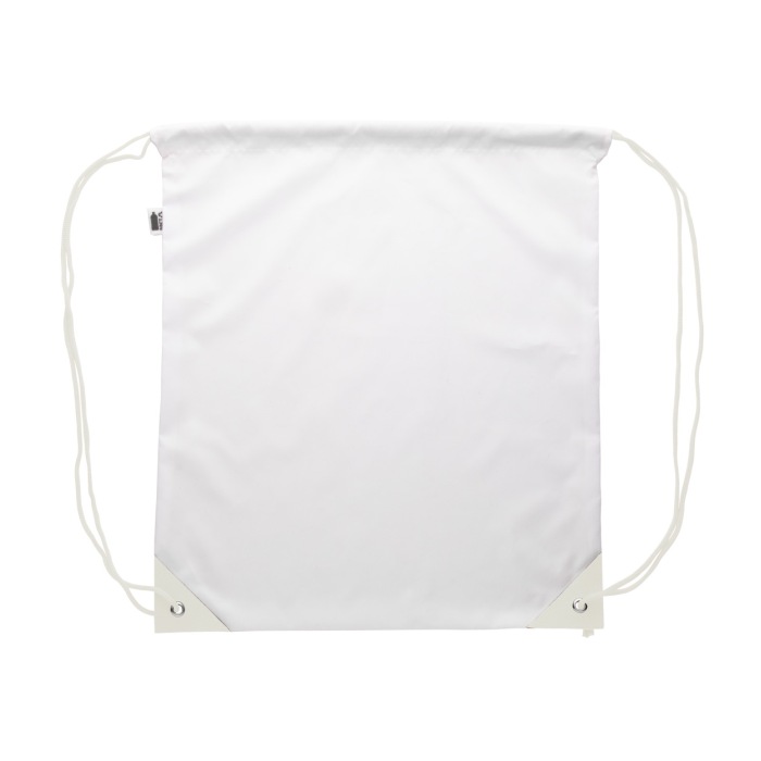 CreaDraw Plus RPET egyediesíthető hátizsák, fehér