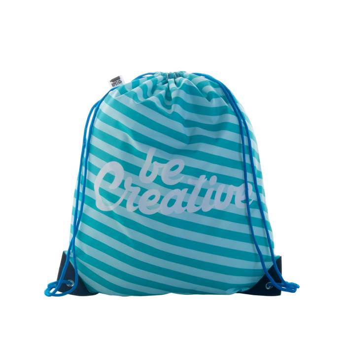 CreaDraw Plus RPET egyediesíthető hátizsák, kék