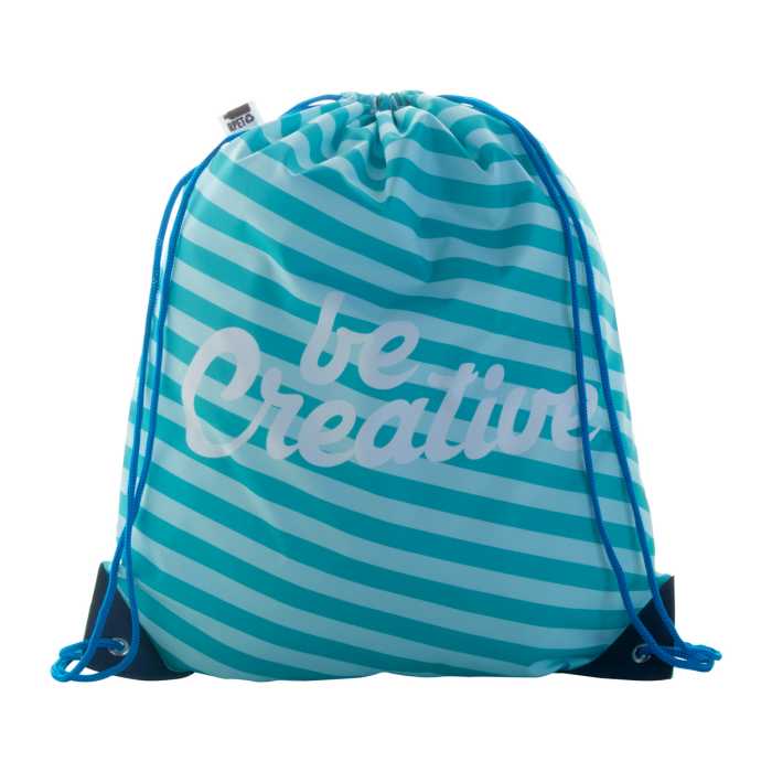 CreaDraw Plus RPET egyediesíthető hátizsák, kék