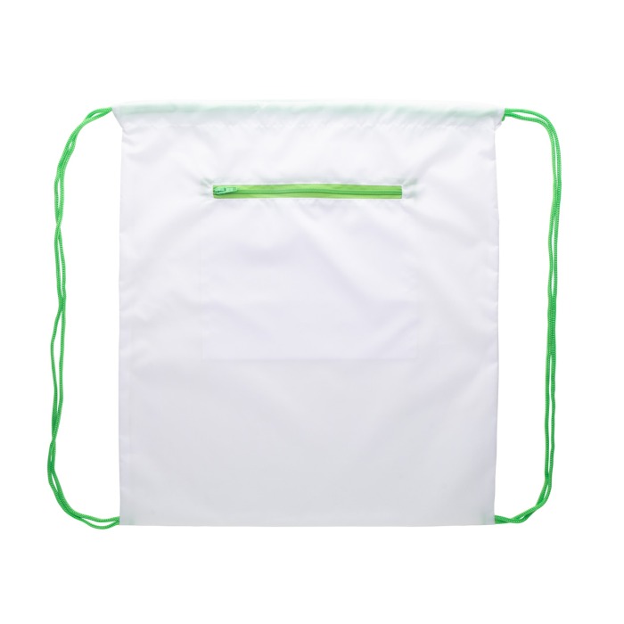 CreaDraw Zip egyediesíthető hátizsák, zöld