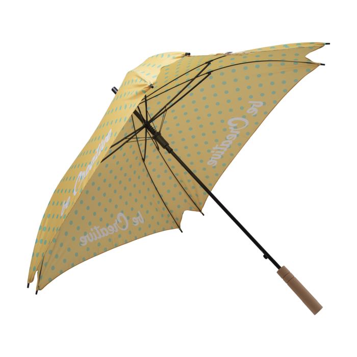 CreaRain Square RPET esernyő, egyedi grafika