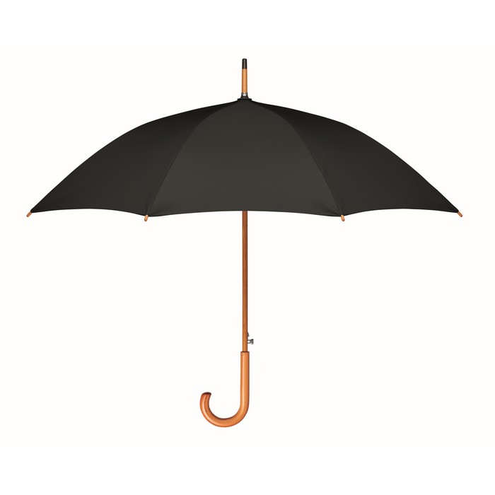 Cumuli RPET reklám esernyő, fekete