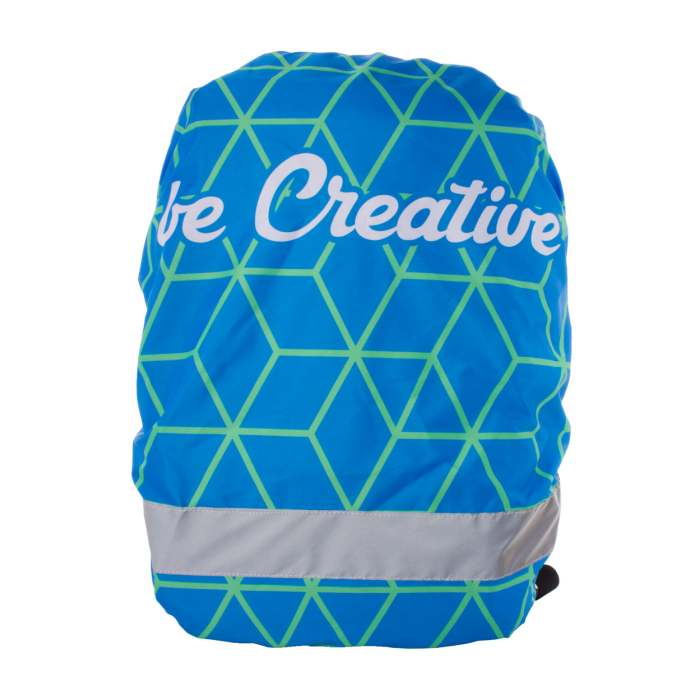CreaBack Reflect egyediesíthető fényvisszaverő hátizsákhuzat, egyedi grafika