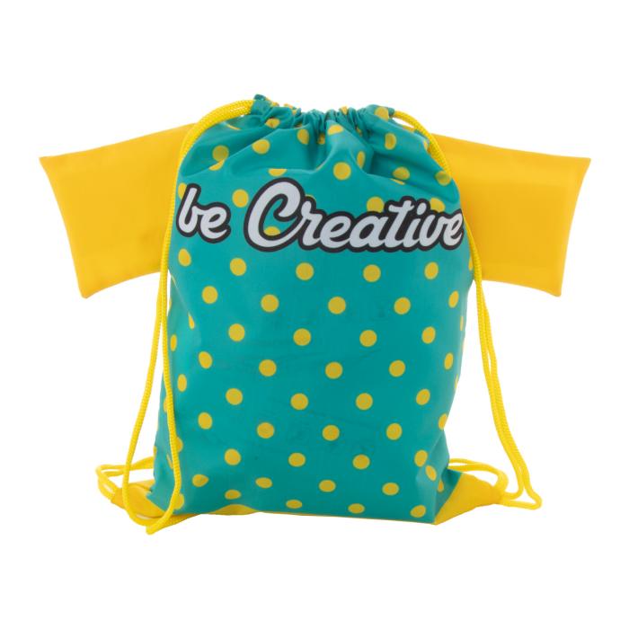 CreaDraw T Kids egyediesíthető gyerek hátizsák, sárga