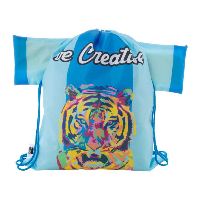 CreaDraw T RPET egyediesíthető hátizsák, kék