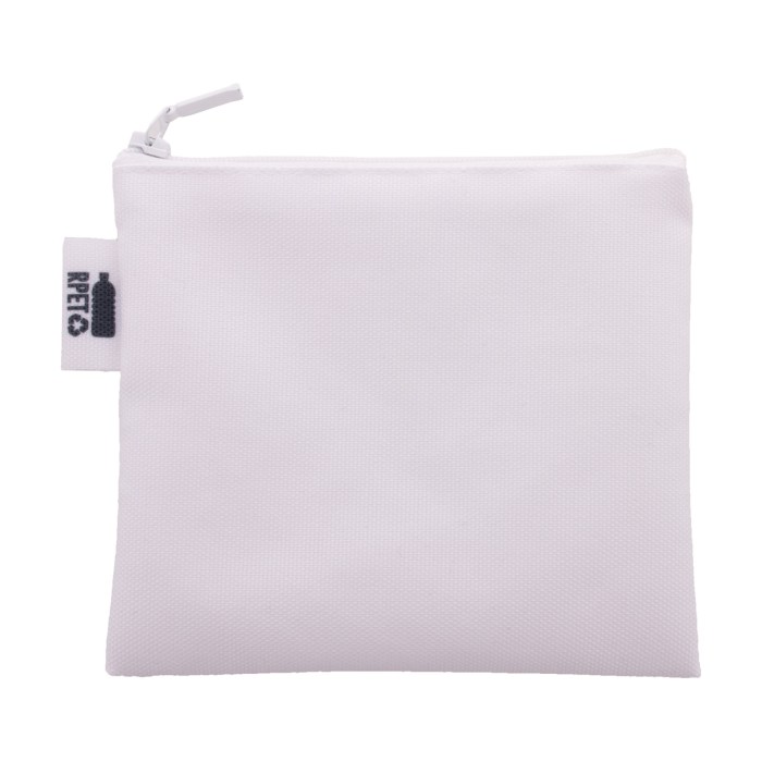 CreaBeauty S RPET egyediesíthető kozmetikai táska, fehér
