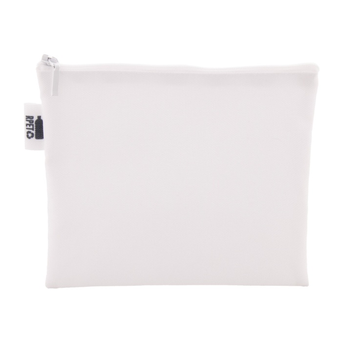CreaBeauty M RPET egyediesíthető kozmetikai táska, fehér