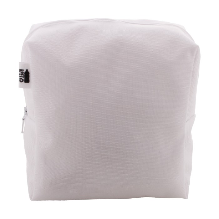 CreaBeauty Square L egyediesíthető kozmetikai táska, fehér