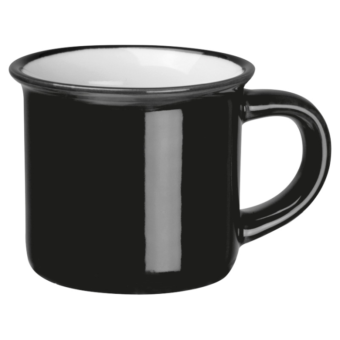 Reklámajándék: Eszpresszó csésze, 60ml, fekete