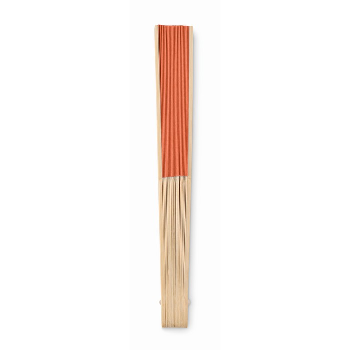 Fanny Paper bambusz legyező, narancssárga