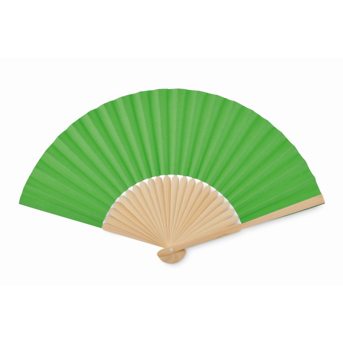 Fanny Paper bambusz legyező, zöld