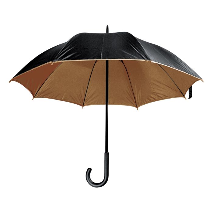 Fémvázas luxus reklám esernyő, barna