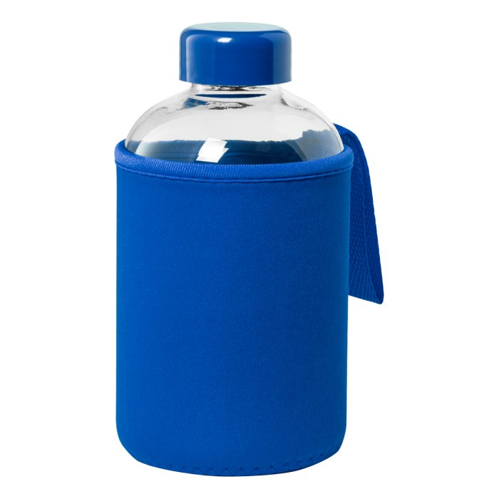 Flaber üveg sportkulacs, 600 ml, kék