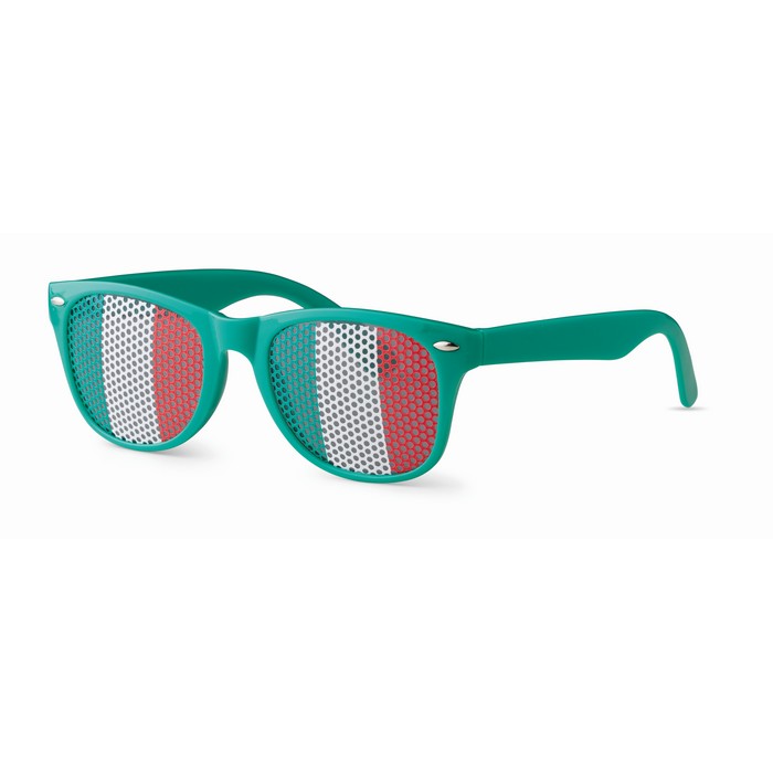 Flag Fun napszemüveg mintás lencsével, zöld