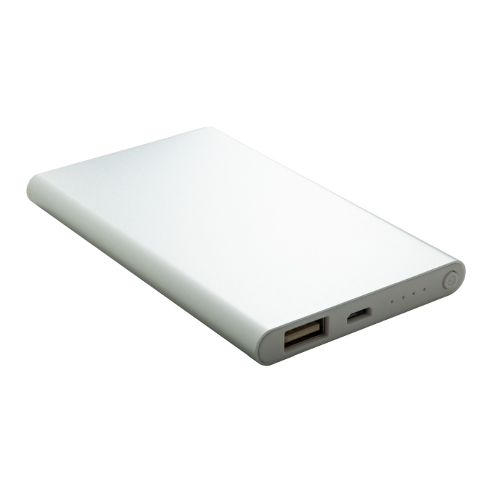 FlatFour power bank, ezüst