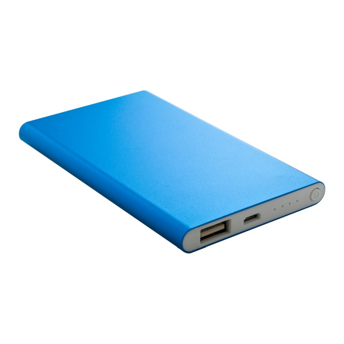 FlatFour power bank, kék