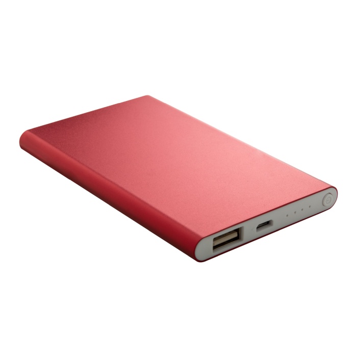 FlatFour power bank, piros