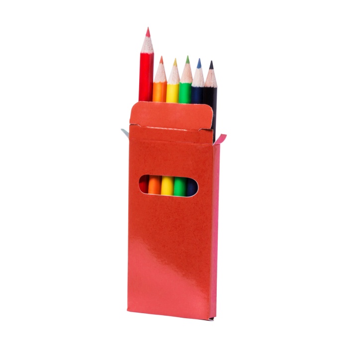 Garten 6 db-os színesceruza készlet, piros