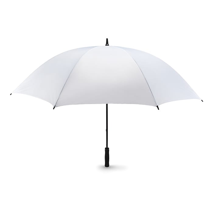Gruso szélálló reklám esernyő, fehér