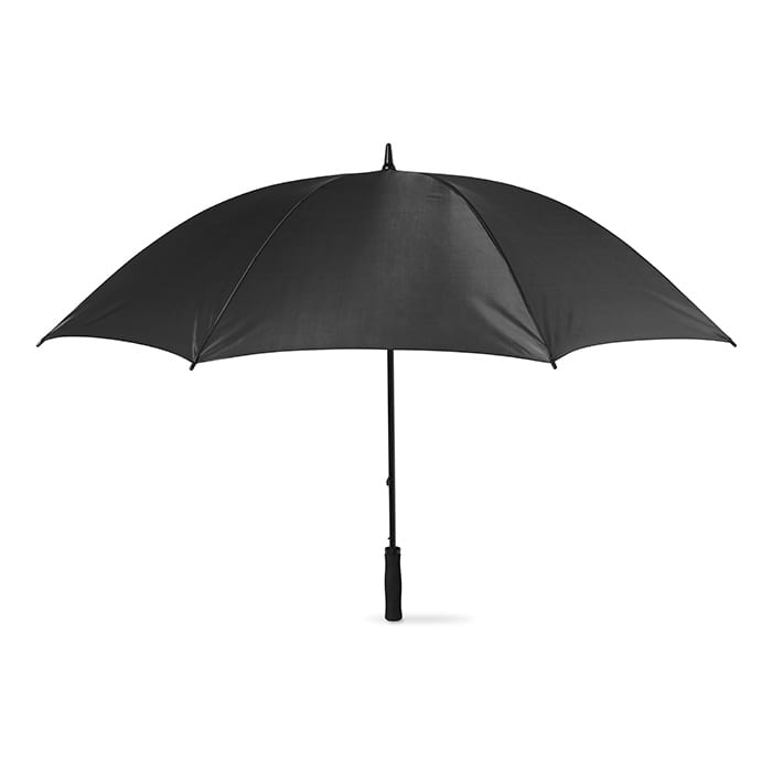 Gruso szélálló reklám esernyő, fekete